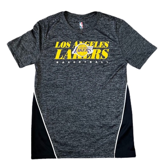 NBA Other - Los Angeles Lakers Basketball NBA Grey/Black Warm Up Shooting Shirt Men’s Size S